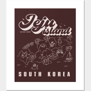 jeju island Posters and Art